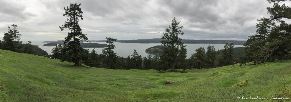 View from the top of Decatur Island